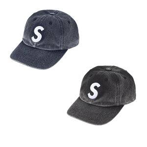�y�ŒZ���������z SUPREME PIGMENT COATED S LOGO 6-PANEL �V���v���[�� �s�O�����g �R�[�e�B�h S ���S 6 �p�l�� �L���b�v �X�q �h�J ���S �X�g���[�g ���j�Z�b�N�X �l�C�r�[ �u���b�N F �T�C�Y �I�����C
