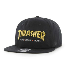 THRASHER X GIANTS GOLDYEARS '47 CAPTAIN スラッシャー スナップバック キャップ MLB メジャーリーグ フォーティーセブン キャップ gldy102gwp