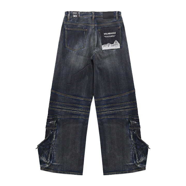 楽天市場】【最短即日発送】 VALABASAS DENIM PANTS ヴァラバサス 