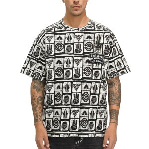�y�ŒZ���������z VALABASAS WOODCUT LIGHT GREY TEE ���@���o�T�X �E�b�h�J�b�g ���C�g�O���[ T�V���c ���� �J�b�g�\�[ �� �X�g���[�g �����Y ���C�g�O���[ XS S M L �T�C�Y �I�����C��