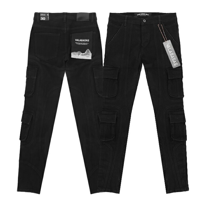 楽天市場】【最短即日発送】 VALABASAS PATCHFADE BLACK SKINNY 