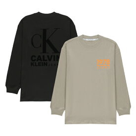 Calvin Klein Jeans カルバンクラインジーンズ ボールド78バーシティロングスリーブTシャツ メンズ トップス ロンT 長袖 ストリート ファッション 通販 オンライン 302j324494