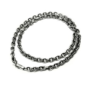 �y�V�i�z �y�ŒZ���������z CHROME HEARTS PAPER CHAIN 20 INCH �N�����n�[�c �l�b�N���X �y�[�p�[ �`�F�[�� 20�C���` �����Y �y���_���g �A�N�Z�T���[ �� �V���o�[ F �T�C�Y Central Cee �Z���g�����V�[ �X