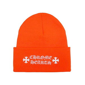 �y�V�i�z �y�ŒZ���������z CHROME HEARTS WATCH CAP LOGO BEANIE �N�����n�[�c �v���X ���b�` �L���b�v ���S �r�[�j�[ �X�q �j�b�g�X �X�g���[�g Central Cee �Z���g�����V�[ �����Y �I�����W ���b�h F �T