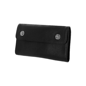 CHROME HEARTS WAVE WALLET �N�����n�[�c �E�F�[�u �E�H���b�g ���z �X�g���[�g Central Cee �Z���g�����V�[ �I�[���h�C���O���b�V�� ���j�Z�b�N�X �u���b�N F �T�C�Y �I�����C��