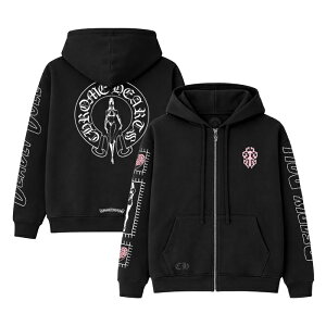�y�}�C�A�~����z �y�V�i�z �y�ŒZ���������z CHROME HEARTS × DEADLY DOLL MIAMI ZIP UP HOODIE �N�����n�[�c × �f�b�h���[ �h�[�� �W�b�v �A�b�v �t�[�f�B�[ ���� �p�[�J�[ Central Cee �X�g���[�g �����Y L 