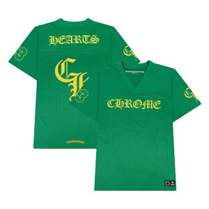 �y�V�i�z �y�ŒZ���������z CHROME HEARTS SPORTS MESH SHORT SLEEVE WARM UP JERSEY �N�����n�[�c �X�|�[�c ���b�V�� �V���[�g �X���[�u �E�H�[���A�b�v �W���[�W�[ �����Y ���� �O���[�� M L XL �T�C�Y Central 