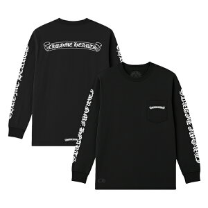 �y�ŒZ���������z CHROME HEARTS SCRIPT SCROLL LOGO LONG SLEEVE T-SHIRT �N�����n�[�c �X�N���v�g �X�N���[�� ���S �����O�X���[�u T�V���c ���� �J�b�g�\�[ ���S �X�g���[�g Central Cee �Z���g�����V�[ ����