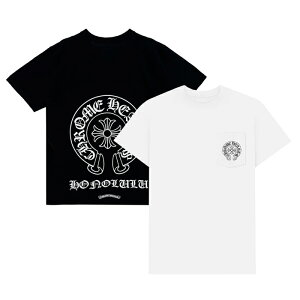�y�V�i�z �y�ŒZ���������z CHROME HEARTS HORSE SHOE T-SHIRT �N�����n�[�c �z�[�X�V���[ T�V���c �����Y ���� �J�b�g�\�[ �z���C�g XL ���[�W �T�C�Y Central Cee �Z���g�����V�[ �X�g���[�g �V���[�z�[