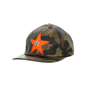 �y�V�i�z �y�ŒZ���������z CHROME HEARTS STAR PATCH LEATHER HAT �N�����n�[�c �X�^�[ �p�b�` ���U�[ �n�b�g �X�q �L���b�v Central Cee �X�g���[�g ���j�Z�b�N�X �J�[�L �J�� F �T�C�Y �I�����C��