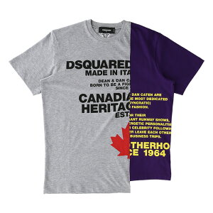 �y�ŒZ���������z 21SS DSQUARED2 HERITAGE SMOKE TEE /I SMOKE FIT /WASH T-SHIRT T�V���c 201d2s75gd0150