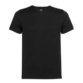 FENDI 21FW FY0894 AAOH LABEL JERSEY T-shirt フェンディ Tシャツ ブラック オンライン 通販 102fy0894aaoh