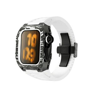 �y�ŒZ���������z GOLDEN CONCEPT Apple Watch Case �S�[���f���R���Z�v�g �A�b�v���E�H�b�` �V���[�Y7,8,9�Ή� �P�[�XRSCII Daytona White Carbon �f�C�g�i�z���C�g �J�[�{�� �A�b�v���E�H�b�` �P�[�X rsc245bkwh