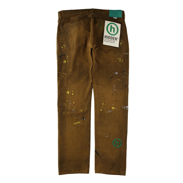 楽天市場】【最短即日発送】 HIDDEN NY Painter Denim Pants Brown 