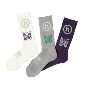 �y�ŒZ���������z NEEDLES x HIDDEN JACQUARD SOCKS �j�[�h���Y × �q�h�D�� �W���J�[�h �\�b�N�X ���j�Z�b�N�X ���蕨 �M�t�g �v���[���g �I�����C��