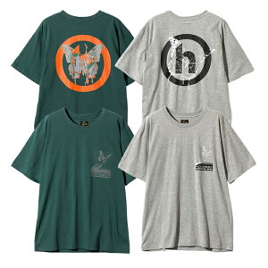 �y�ŒZ���������z NEEDLES x HIDDEN S/S CREW NECK TEE �j�[�h���Y × �q�h�D�� S/S �N���[�l�b�N T�V���c �����Y ���� �J�b�g�\�[ �O���[�� �O���[ M L XL ���[�W�T�C�Y ���S �v�����g �� �R���{