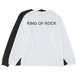 �y�ŒZ���������z KING OF ROCK �L���O�I�u���b�N 2022 SS KING OF ROCK LOGO LS TEE ���S �����O�X���[�u T�V���c 201korlogolstee