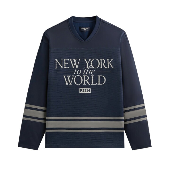 楽天市場】KITH NY TO THE WORLD BIG APPLE MALIK LONG SLEEVE MESH 
