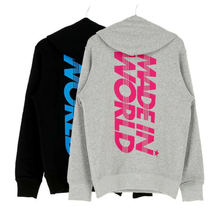 楽天市場】【最短即日発送】 MADE IN WORLD☆＆CO HOODIE メイドイン 