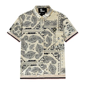 【最短即日発送】 MWM POLO SHIRT エムダブリューエム ポロシャツ ストリート メンズ ベージュ S M L XL サイズ オンライン