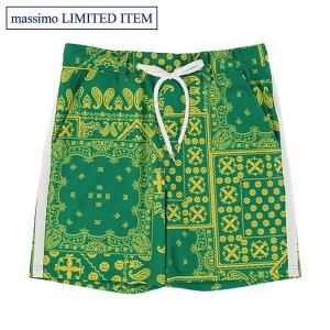 �yMassimo����z RESOUND CLOTHING 28TH PAISLEY RUSH SHORTS MASSIMO LIMITED ITEM ���T�E���h�N���[�W���O �y�C�Y���[ ���b�V�� �n�[�t �p���c �����Y �{�g���X �O���[�� �C�G���[ ���Y�{�� ���p�� �I�����C��