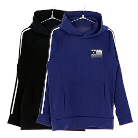 【最短即日発送】 RESOUND CLOTHING リサウンドクロージング × Massimo(マッシモ) コラボ LIMITED 限定 レア ライン パーカー メンズ ブラック ブルー 2カラー 限定 レア ストレッチ ロゴ スウェット Safari 雑誌掲載