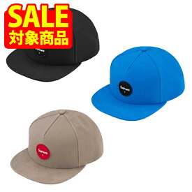 【サマーセール対象商品】Supreme TWILL PATCH 5 PANELSCAP シュプリーム ツイルパッチ 5パネル キャップ メンズ カーキ ブラック ブルー ストリート 被り物 帽子 オンライン