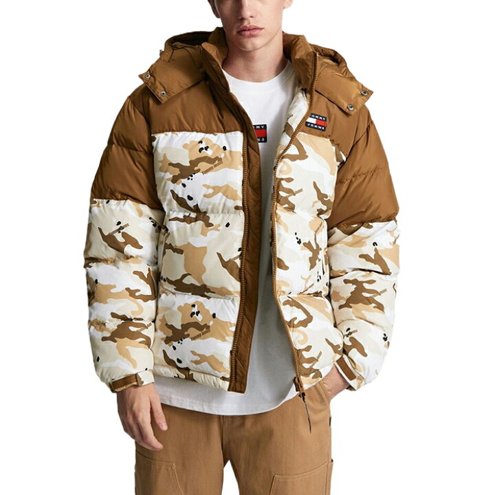 楽天市場】Tommy Jeans Color Block All Over Print Alaska Puffer 