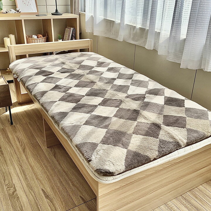 楽天市場】【数量限定】ムートンシーツ シングル 100×200cm 毛長約25mm 