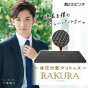 西川リビング RAKURA ラクラ マット 敷布団 シングル フラットタイプ ほどよい硬さの100ニュートン 90mm 100n 健康敷きふとん 敷きふとん マ... ランキングお取り寄せ