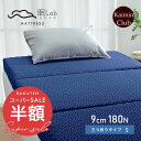 【スーパーセール 半額＆クーポンで2,000円OFF】眠lab（ねむらぼ） マットレス プレミアム 三つ折り シングル 【快眠くらぶ限定】 ロマンス小杉 程よい硬さで身体を支える 体圧分散 敷布団 腰痛や肩こりにお悩みの方に マットレストッパー 日本製 【大型宅配便】