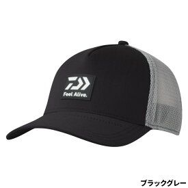 ダイワ キャップ DC-9024 ボックスロゴキャップ フリー ブラックグレー