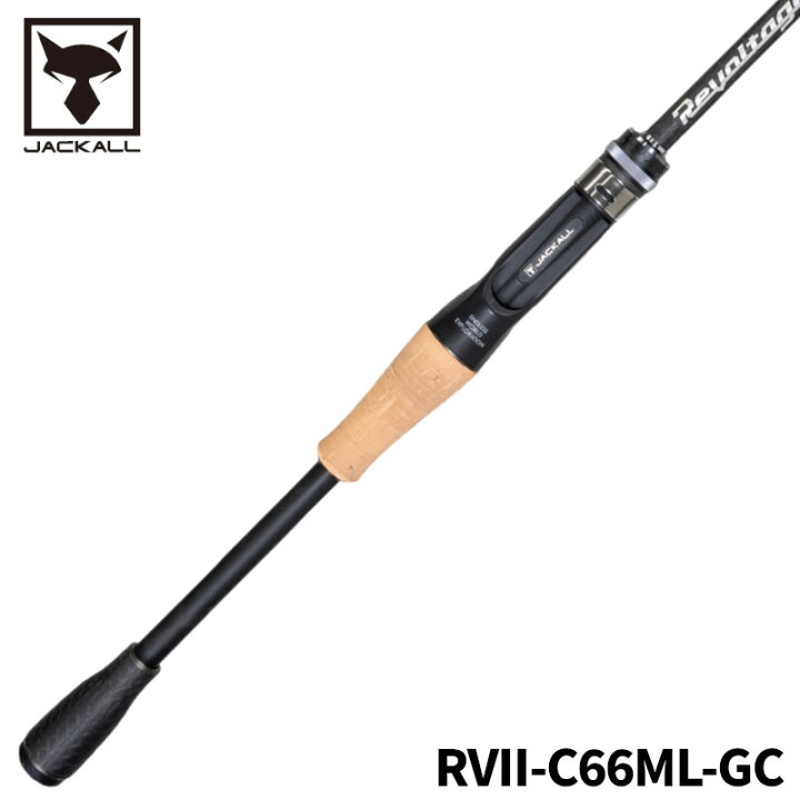 楽天市場】ジャッカル バスロッド リボルテージ RVII-C66ML-GC 24年 