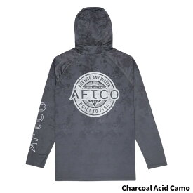 ウェア AFTCO(アフコ) Men’s Tactical Fade UXV LS Sun Protection Hoodie M63198 M(US-S) CharcoalAcidCamo