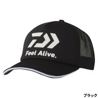 ダイワ キャップ DC-6225 FeelAlive.ソフトハーフメッシュキャップ フリー ブラック