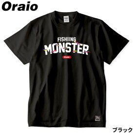 ウェア Oraio(オライオ) ビックTシャツ FMロゴ L ブラック【ゆうパケット】
