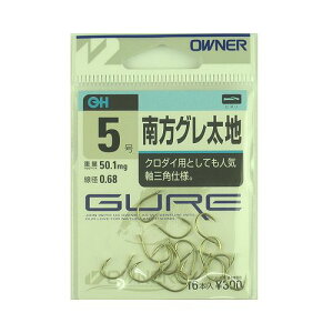 オーナー OH 南方グレ太地 5号 金【ゆうパケット】