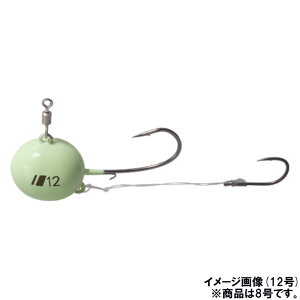 メジャークラフト 鯛乃実 げんこつかぶら 8号 #6 スーパーグロー