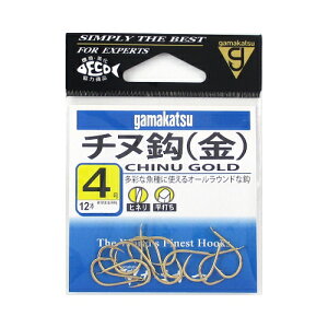 がまかつ チヌ 4号 金【ゆうパケット】