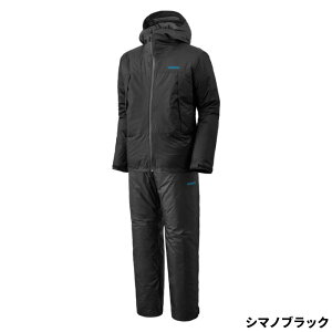 防寒ウェア ベーシックインサレーション レインスーツ 01 XL シマノブラック RB-057X
