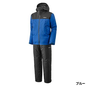 シマノ 防寒ウェア ベーシックインサレーション レインスーツ 01 L ブルー RB-057X