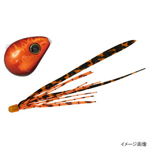 ジャッカル タイラバ 爆流 鉛式ビンビン玉スライド 80g レッドオレンジ/シマオレT+