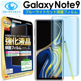 【 ブルーライトカット 2枚セット】 Galaxy Note 9 ( SCV40 / SC-01L ) 対応 保護フィルム note9 galaxynote9 ギャラクシー ノート 9 ブルーライト カット TPU 液晶 保護 フィルム アクセサリー 画面保護 液晶保護 送料無料 シート 画面 カバー