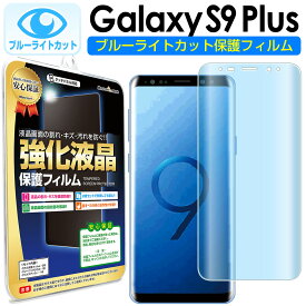 【 ブルーライトカット 2枚セット】 Galaxy S9 Plus ( au SCV39 / docomo SC-03K ) 保護フィルム galaxys9 galaxys9plus s 9 plus プラス ギャラクシー ギャラクシーs9 plus ブルーライト カット TPU 液晶 保護 フィルム アクセサリー 画面 送料無料