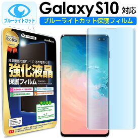 【 ブルーライトカット 2枚セット】 Galaxy S10 ( SCV41 / SC-03L ) 対応 保護フィルム galaxys10 S 10 s10 ギャラクシーs10 ブルーライト カット TPU 液晶 保護 フィルム アクセサリー 画面保護 液晶保護 送料無料 シート 画面 カバー