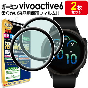 �y3D�t�B���� 2���Z�b�g�z �K�[�~�� GARMIN vivoactive6 �t�B���� �ی�t�B���� GARMINvivoactive6 vivoactive 6 ���B���H�A�N�e�B�u �t�� �ی� �J�o�[