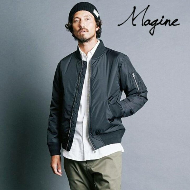 楽天市場】magine マージン Magine MA-1 メンズ NYLON THINSULATE ZIP 