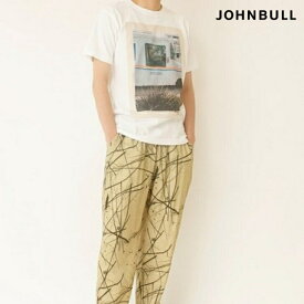 【ポイント6倍＆まとめ買いクーポン】 ジョンブル johnbull Johnbull 半袖Tシャツ メンズ ショートスリーブフォトT USPS 春夏商品 ホワイト フォトプリント コットン NAKAZAWA KOUICHI ブランド 涼しい 薄手 30代 40代 50代 インナー 夏 半袖 JM232C16 メンズ