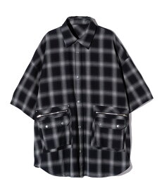 glamb グラム 5分袖シャツ メンズ 4XL Half Sleeve Shirt 4XLハーフスリーブシャツ 春夏商品 イエロー レッド ブラック GB0224/SH06