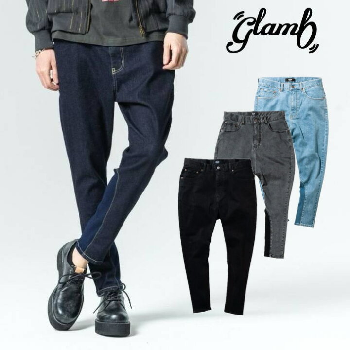 楽天市場】glamb グラム デニムパンツ メンズ ポリーパンツ GB0320/P09 